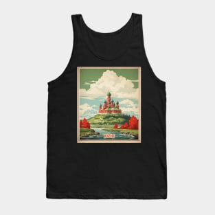 Kizhi Island Russia Vintage Tourism Poster Tank Top